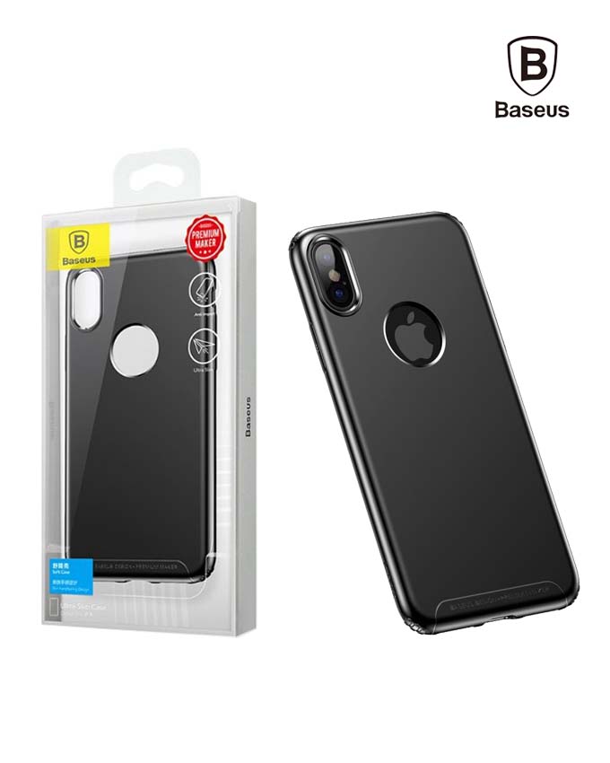 Baseus Soft Case for iPhone X - Black (WIAPIPHX-SJ01)